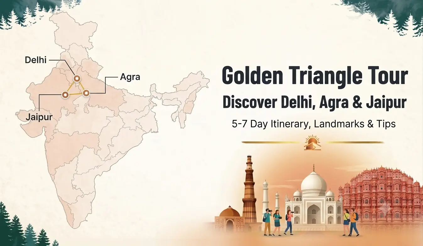 Golden Triangle Tour: Delhi, Agra & Jaipur (5–7 Days)