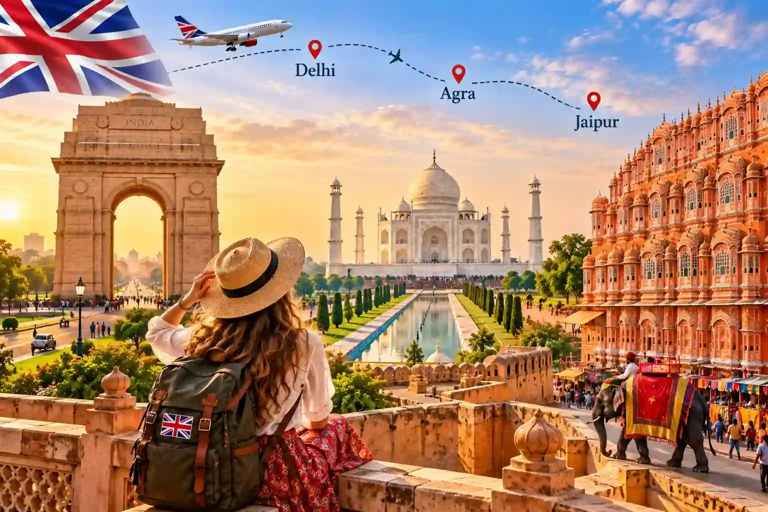 Golden Triangle Tour from UK