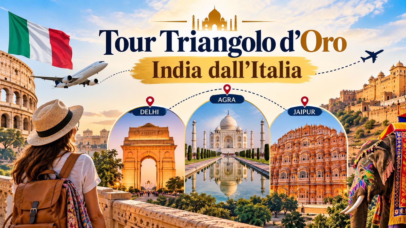 Tour Triangolo d'Oro India dall'Italia